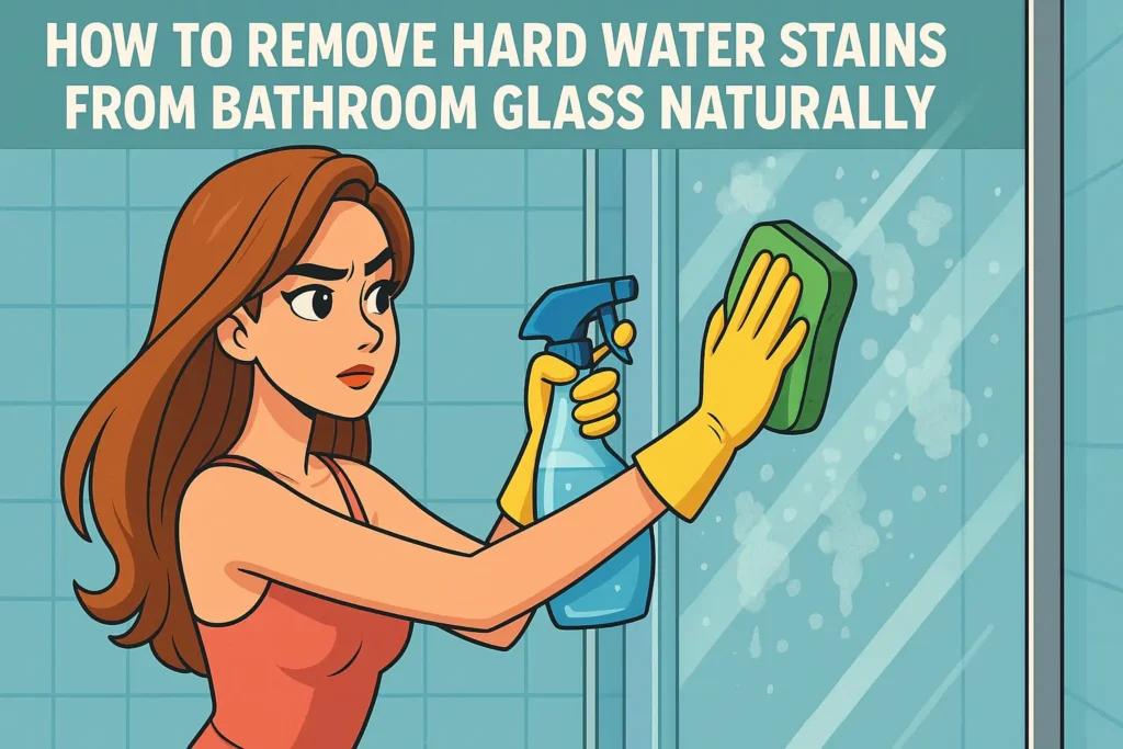 How to Remove Hard Water Stains from Bathroom Glass Naturally Easy Methods That Actually Work